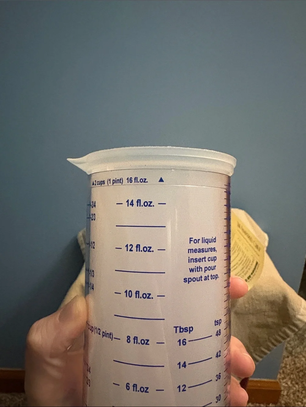 The Pampered Chef Clear Measuring Cup for Solids and Liquids